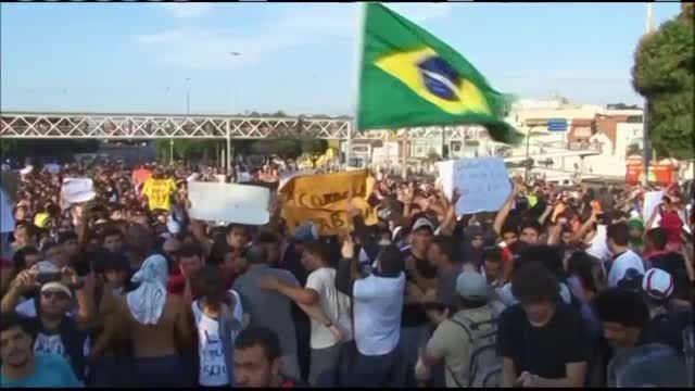 News video: Protests continue in Brazil
